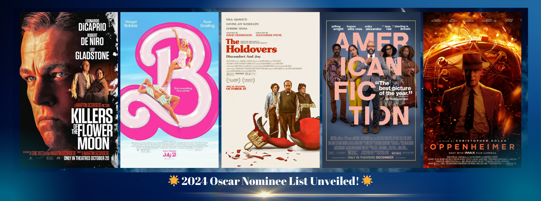 🌟 Breaking News: 2024 Oscar Nominee List Unveiled! 🌟